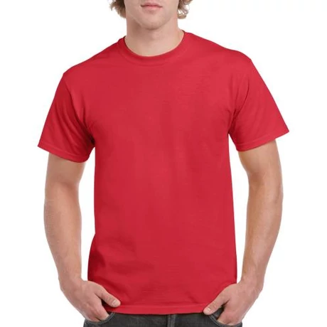 GI 5000__Heavy Cotton_Rövid ujjú póló red S-2XL-ig