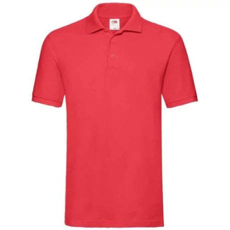 FoL Prémium rövidujjú galléros férfi póló red S-2XL-ig