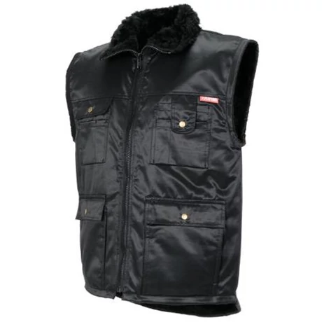 PLANAM GLETSCHER Téli mellény fekete S-3XL
