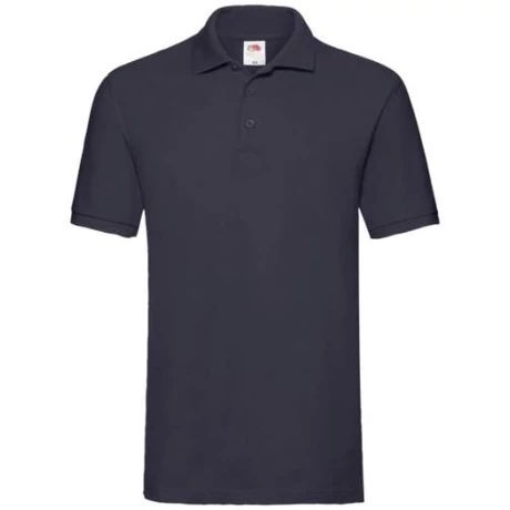 FoL Prémium rövidujjú galléros férfi póló deep navy S-2XL-ig