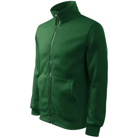 ADLER 407 Adventure Hosszú ujjú cipzáras pamut gazdag férfi felső üvegzöld S-2XL