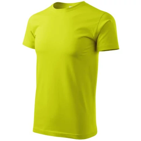 ADLER 129 Basic rövid ujjú környakas póló lime XS-2XL