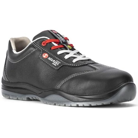 SIXTON DANCE S3 ESD Fekete bőr munkavédelmi félcipő 35-48-ig