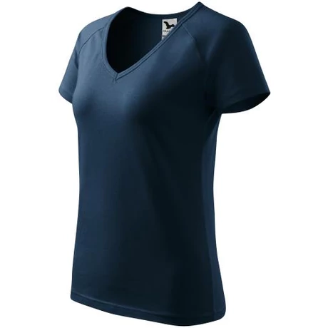 ADLER 128 Dream rövid ujjú V nyakú női póló tengerészkék XS-2XL-ig