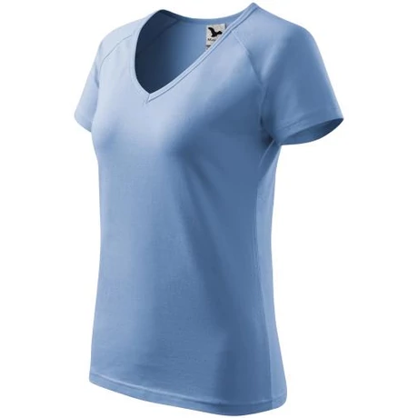ADLER 128 Dream rövid ujjú V nyakú női póló égszínkék XS-2XL-ig