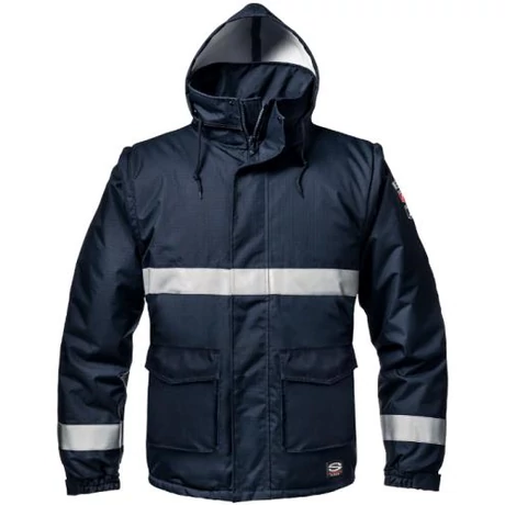 Sir Safety MICROLINES MC6015Q5 Sav, Láng, Ant, Vízlepergető__Téli DZSEKI__fényvisszaverővel s.kék S (42-44) - 4XL (66-68)