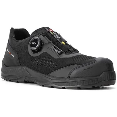 SIXTON XENO BOA S3S FO SR ESD Extra könnyű munkavédelmi félcipő fekete D3O talpbetéttel 35-48-ig