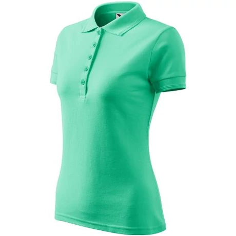 ADLER 210 Pique rövid ujjú galléros női póló menta XS-2XL
