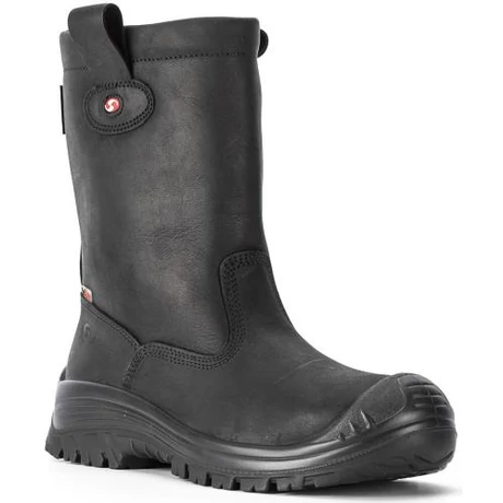 SIXTON MONTANA BLACK S3 WR CI Bőr vizálló munkavédelmi csizma Hdry 38-48-ig