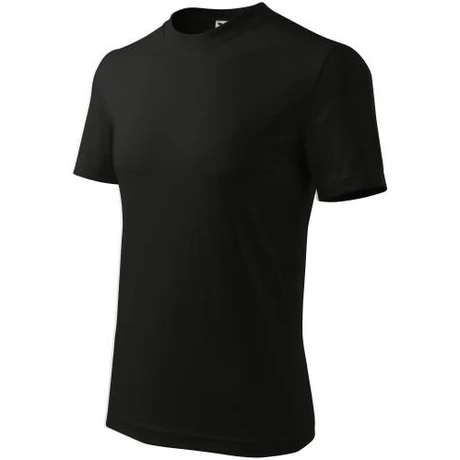 ADLER 101 Classic rövid ujjú környakas póló fekete S-2XL