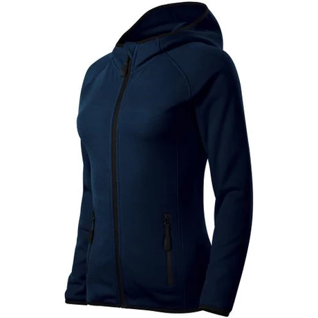 ADLER 418 Direct Cipzáras kapucnis stretch polár női felső tengerészkék XS-2XL