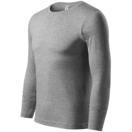 ADLER P75 Progress LS Hosszú ujjú környakas póló sötétszürke melír XS-2XL