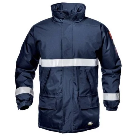 Sir Safety MICROLINES MC6014Q5 Sav, Láng, Ant, Vízlepergető Téli PARKA fényvisszaverővel s.kék S (42-44) - 4XL (66-68)