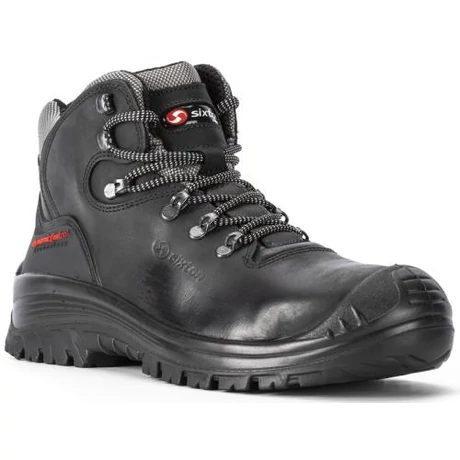 SIXTON CORVARA S3 Bőr munkavédelmi bakancs szürke reflex 38-48-ig
