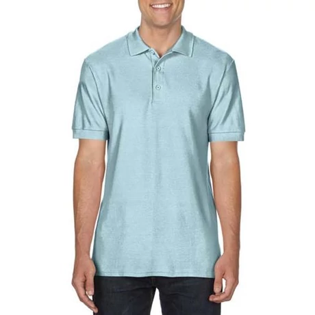 GI 85800 Prémium Cotton galléros rövid ujjó póló chambray S-2XL
