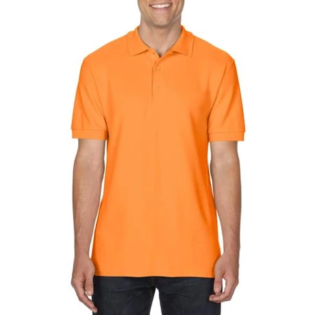 GI 85800 Prémium Cotton galléros rövid ujjó póló tangerine S-2XL