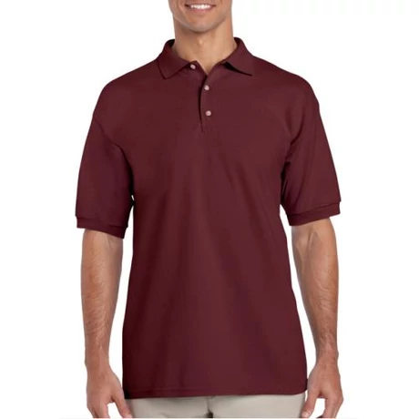 GI 3800__Ultra Cotton__Rövid ujjú galléros póló maroon S-2XL nincs