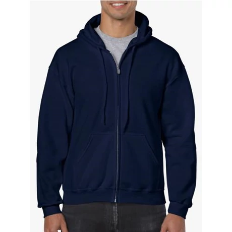GI 18600_Heavy Blend__Kapucnis polár felső navy S-2XL-ig