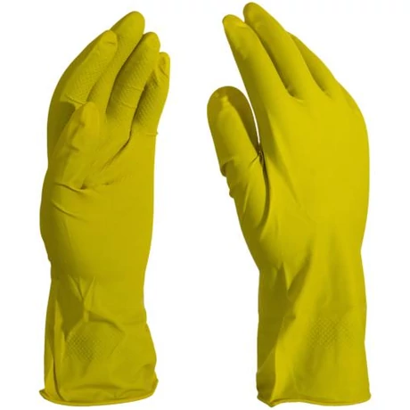 MO HG-60 Háztartási gumikesztyű sárga 60g S-XL