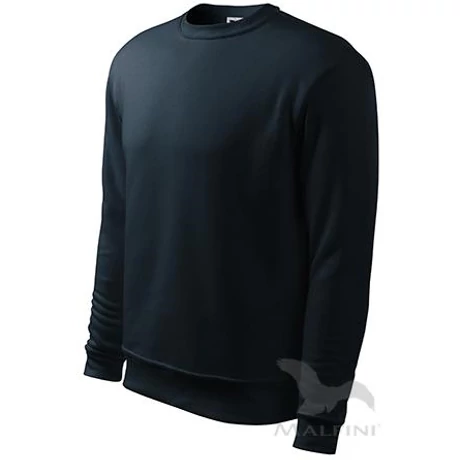 ADLER 406 Esential Hosszú ujjú pamut gazdag férfi pulóver tengerészkék S-2XL-ig