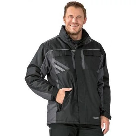 PLAN HIGHLINE Téli dzseki fekete-palaszürke-cink XS-5XL-ig