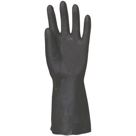 EP 5307-11 Fekete vegyszer álló polikloropén kesztyű 32cm/0,7mm (10pár/csomag - pár ár) 7-11-ig