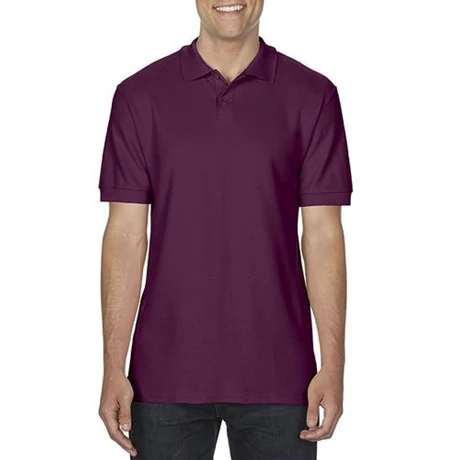 GI 64800_Softstyle galléros rövidujjú póló maroon S-2XL