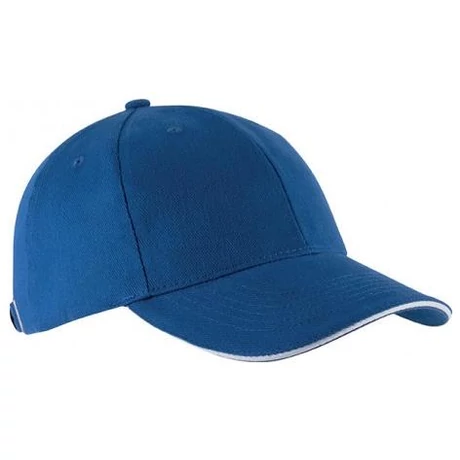 KP011 Orlando 6 paneles baseball sapka royal blue-white